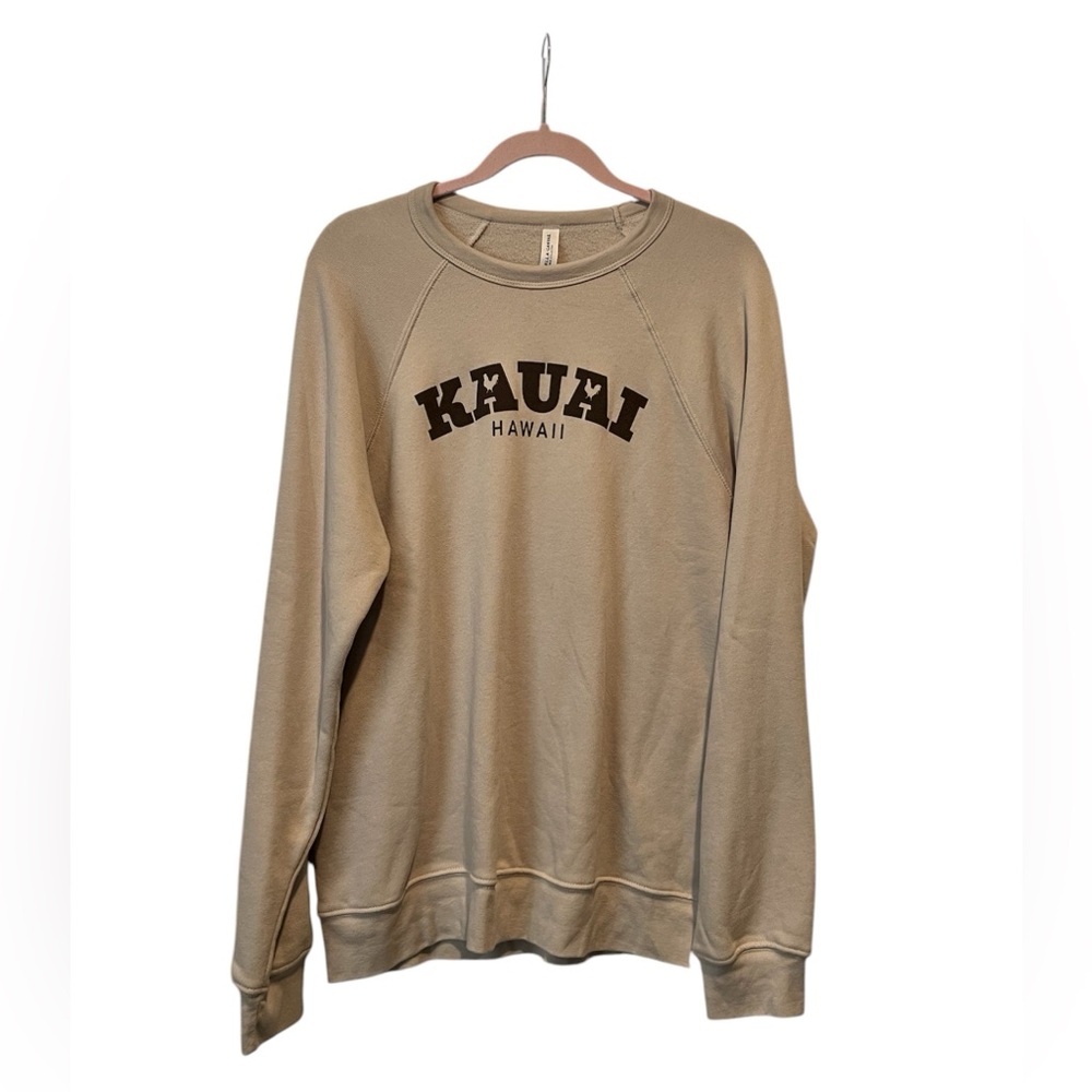 Bella Canvas Women's Crewneck Sweater - Tan